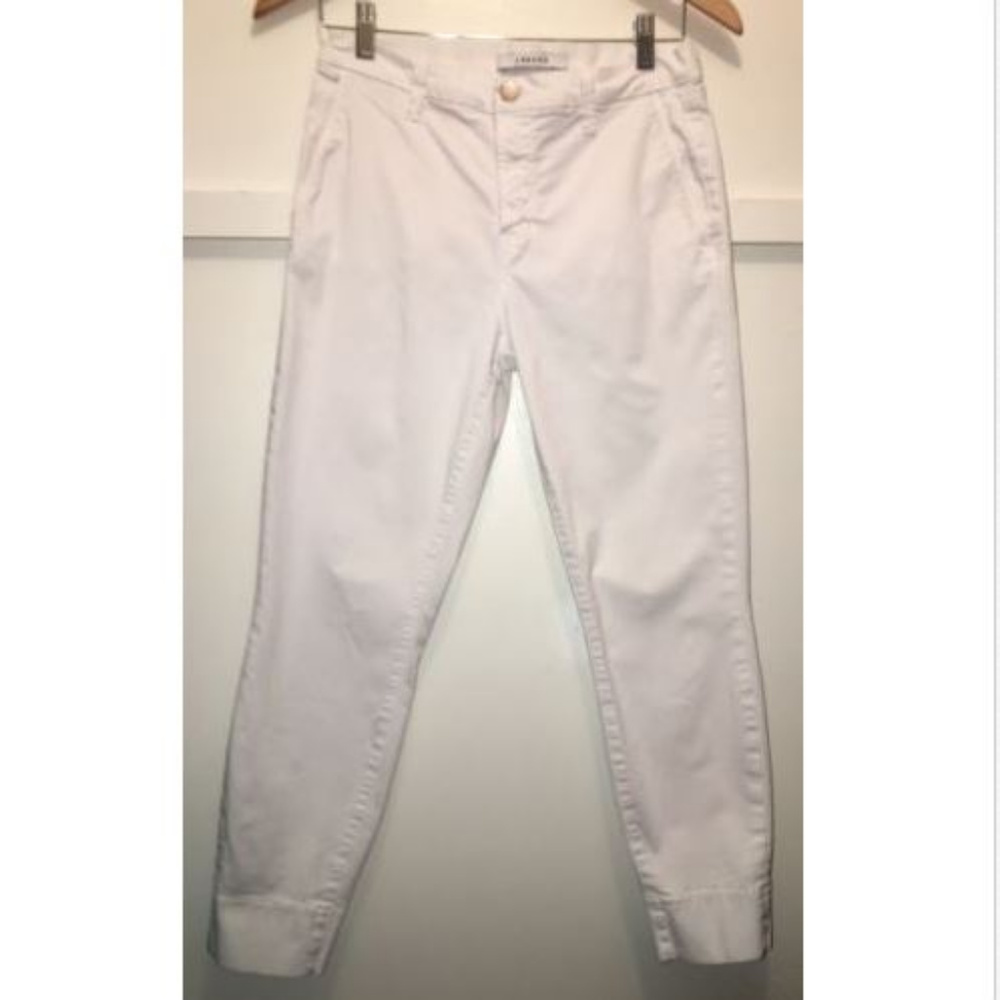 J Brand "Josie" Tapered Leg White Jeans Sz. 27